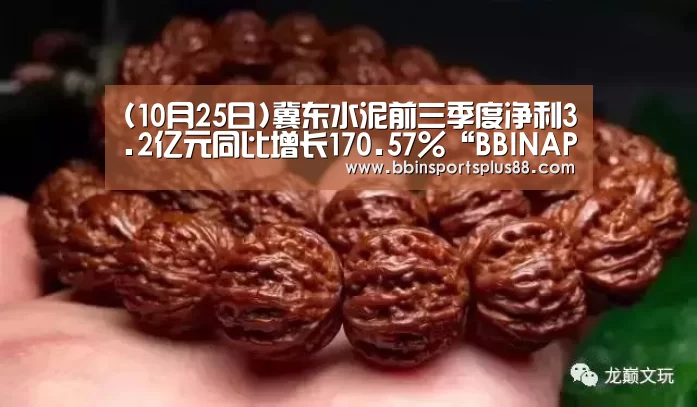 (10月25日)冀东水泥前三季度净利3.2亿元同比增长170.57%“BBINAPP”(图2) BBIN平台